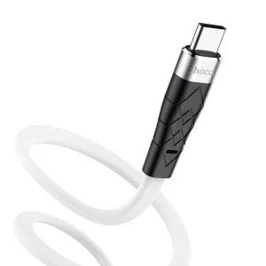 Кабель Hoco X53 Angel Silicone Charging Data Cable Type-C 3A (1м) [White]
